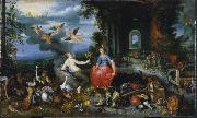 peter breughel the elder Allegory of Air and Fire oil on canvas